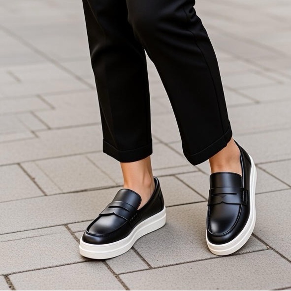 J/SLIDES Women’s Platform Patent Loafers